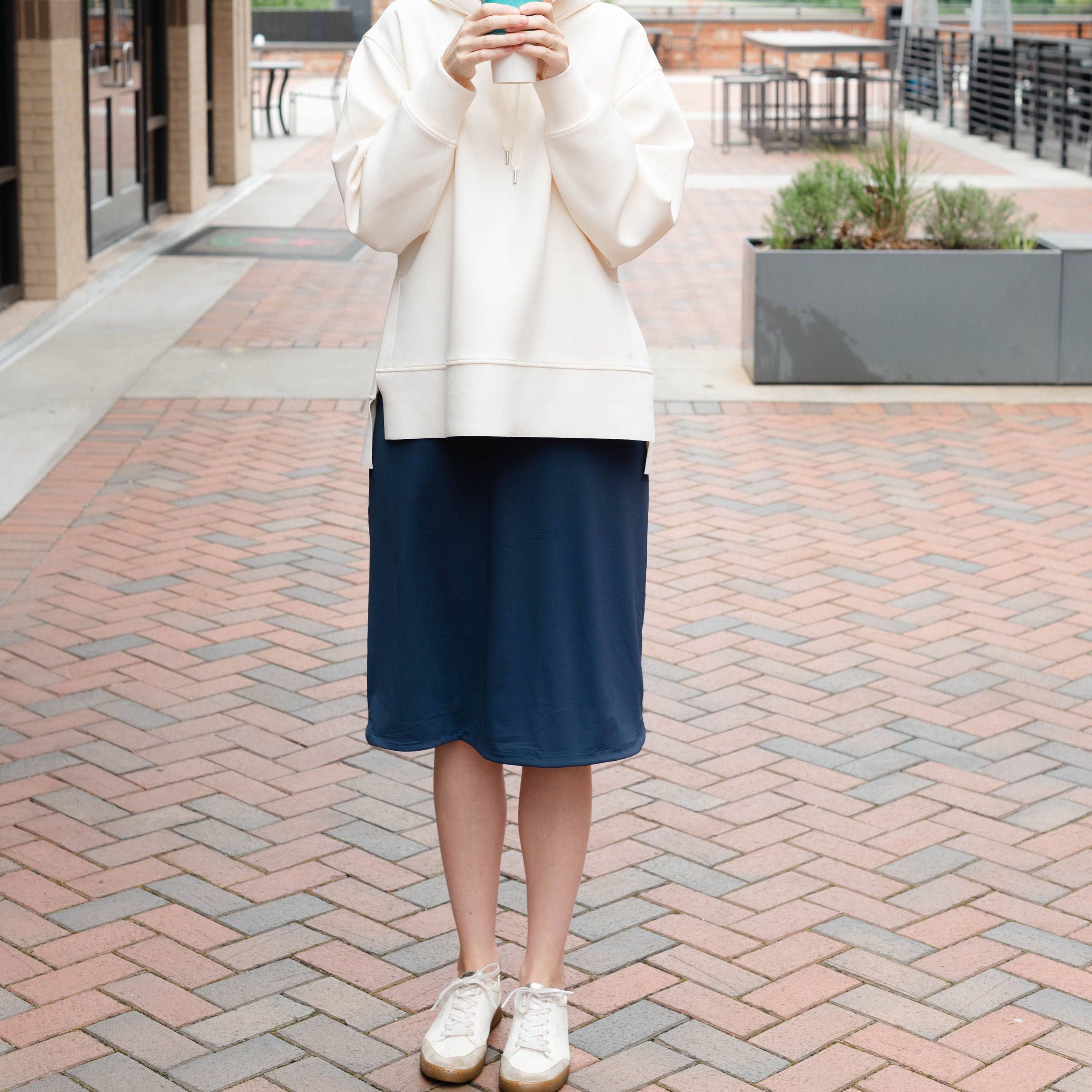値下げ！【新品未使用】鈴木六夏 everyday skirtエブリデイスカートS Navy Everyday Skirt – MOD Lifewear