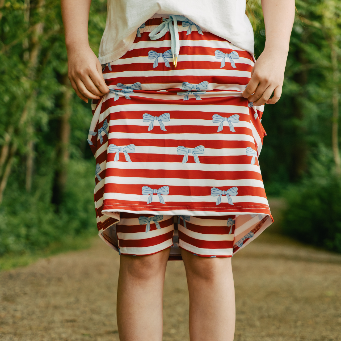 
                  
                    Red, White and Cute Limited Skirt
                  
                