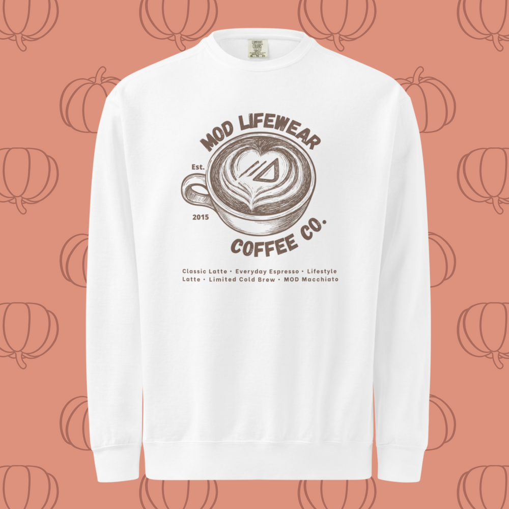 MOD Coffee Co. White Sweatshirt