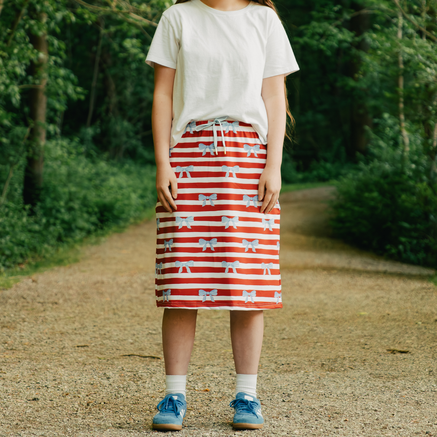
                  
                    Red, White and Cute Limited Skirt
                  
                