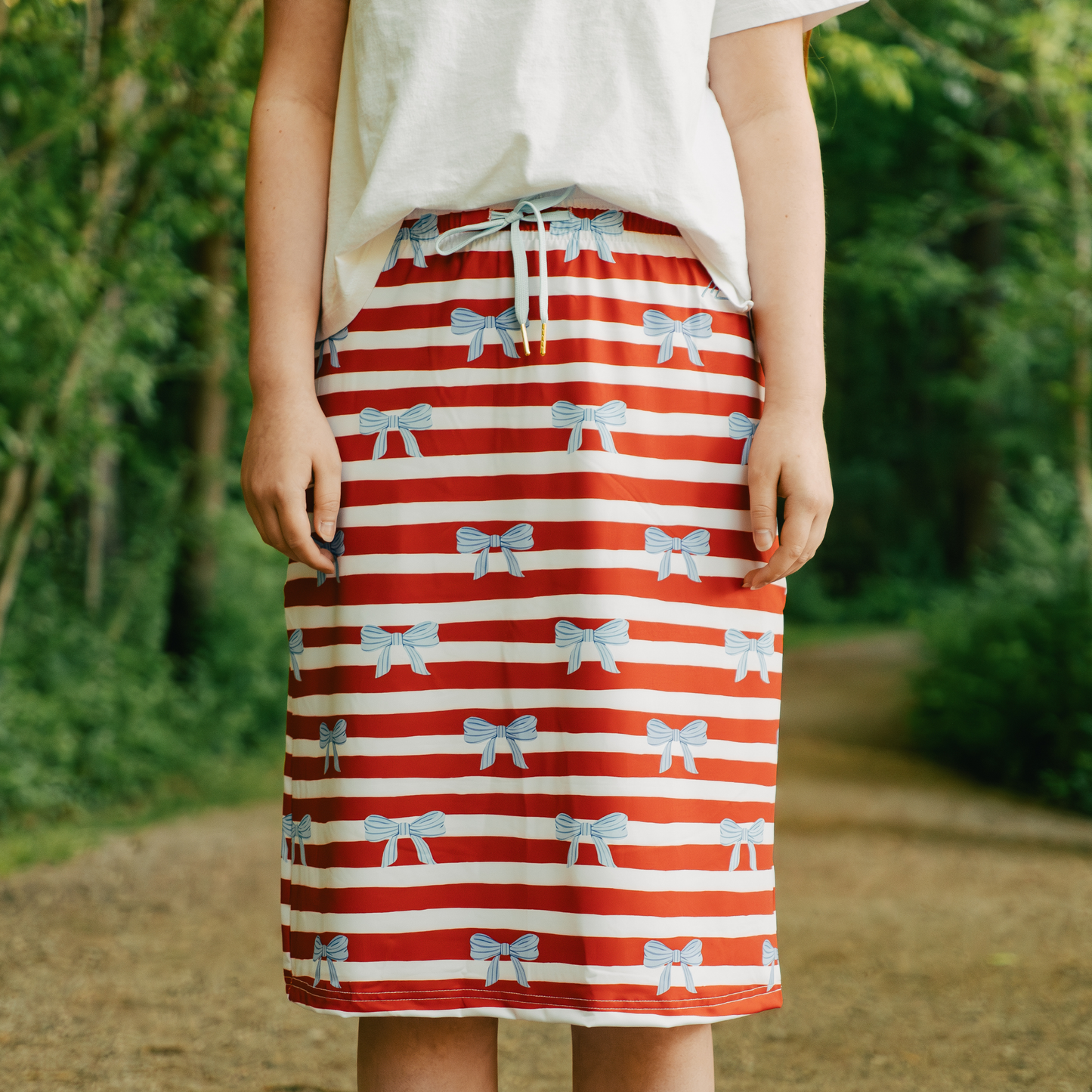 
                  
                    Red, White and Cute Limited Skirt
                  
                