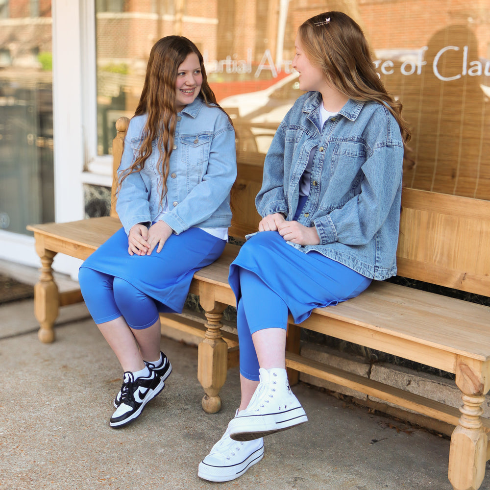 
                  
                    Berry Blue Capri - Kids
                  
                