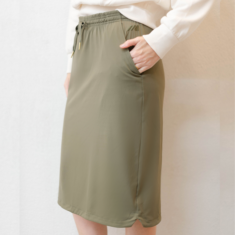 The EveryDay Skirt - Olive Green - MOD Sportswear