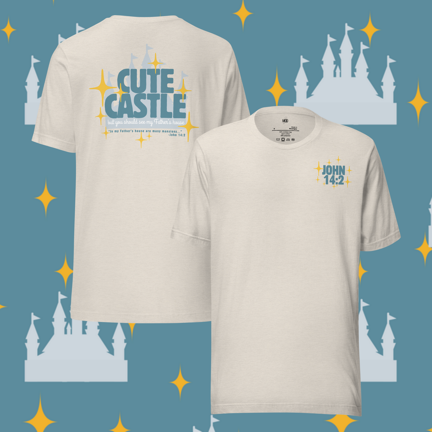 
                  
                    "Cute Castle" Tee (Bella + Canvas)
                  
                